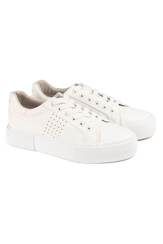 White on sale lace sneaker