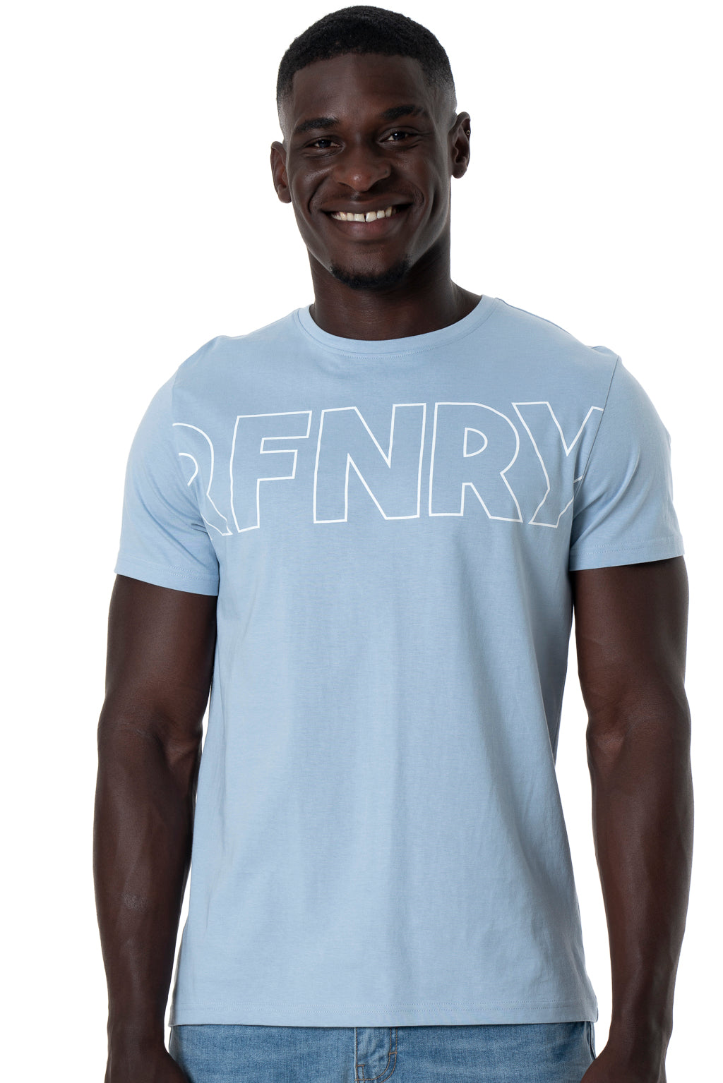 Dkny Men's T-Shirt S Blue 100% Cotton