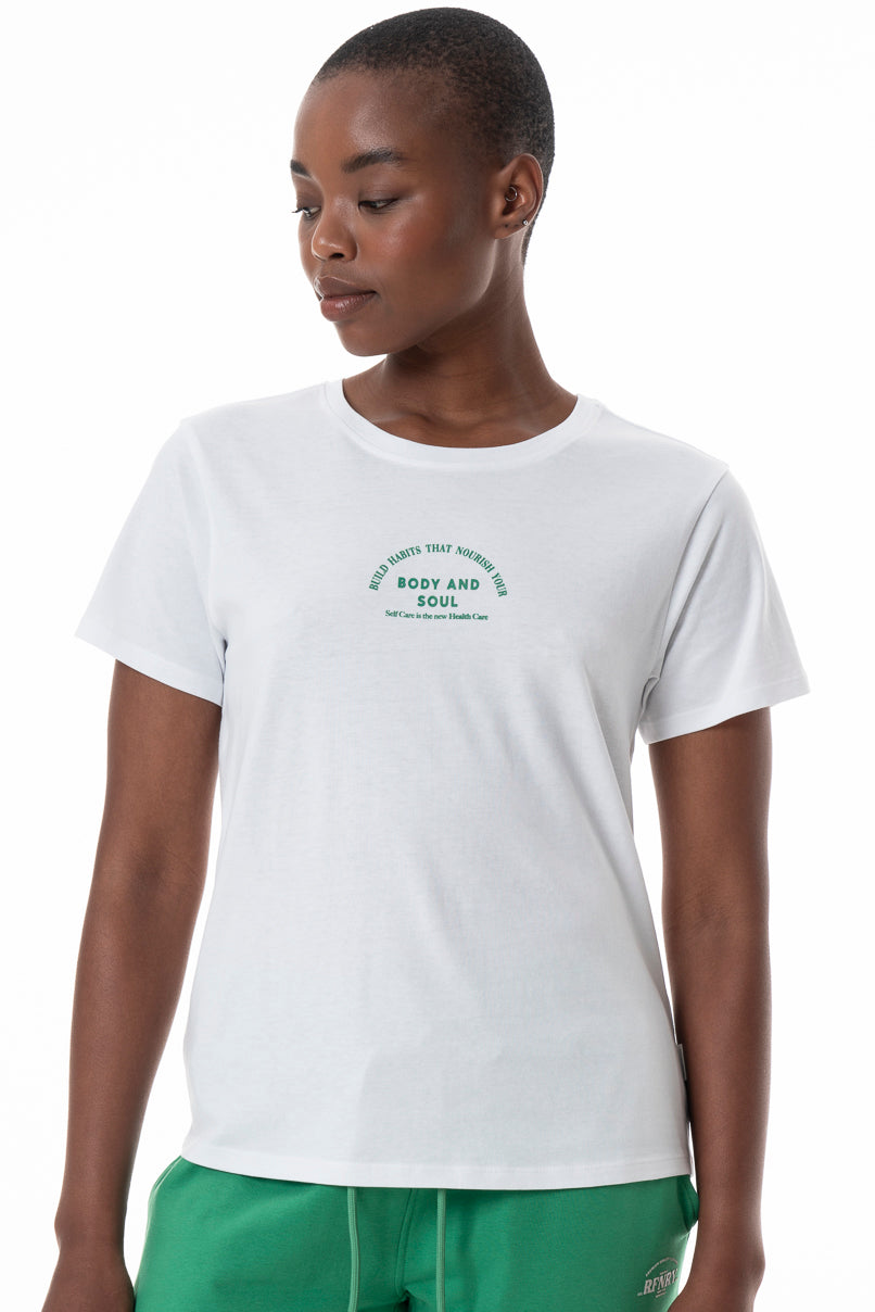 Statement T-Shirt _ 146428 _ White from REFINERY – Refinery