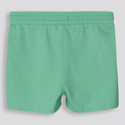 Girls Track Shorts _ 153269 _ Green