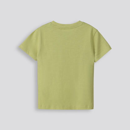 Boys Pocket Tee _ 153274 _ Chartreuse