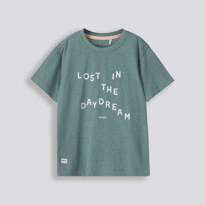 Boys Branded Tee _ 153321 _ Green