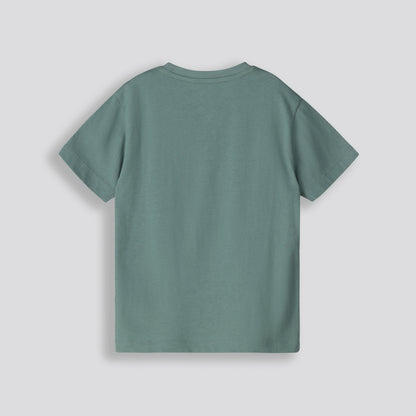 Boys Branded Tee _ 153321 _ Green