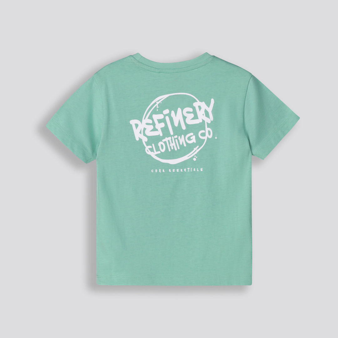 Boys Branded Tee _ 153326 _ Mint