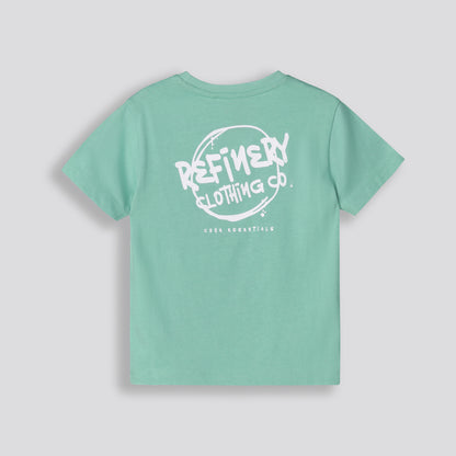 Boys Branded Tee _ 153326 _ Mint