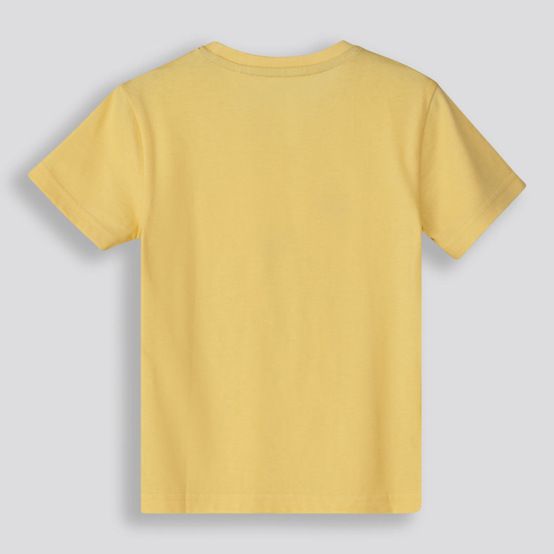 Boys Branded Tee _ 155749 _ Yellow