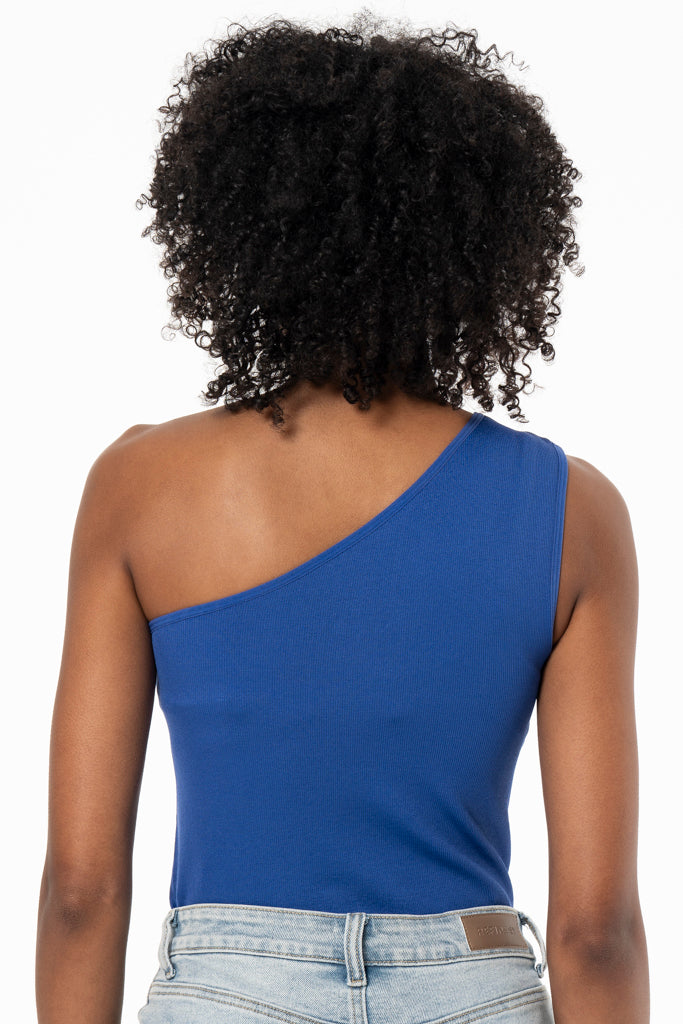 One-Shoulder Bodysuit _ 141102 _ Blue from REFINERY – Refinery