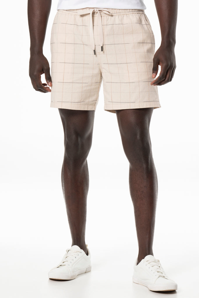 Textured Shorts _ 140171 _ Beige from REFINERY – Refinery