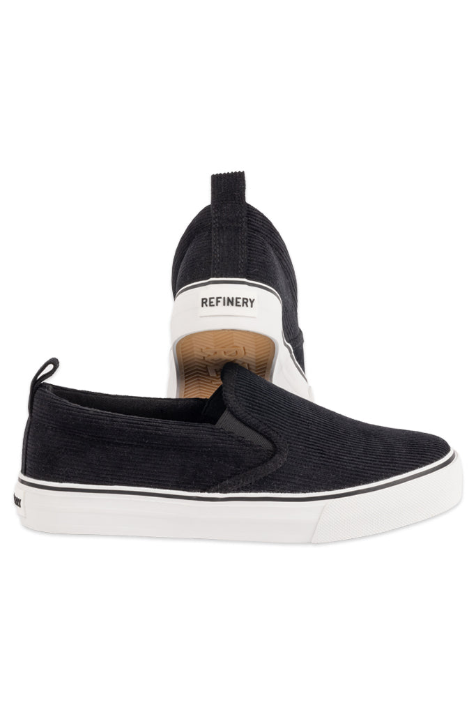 Corduroy Slip-On Sneaker _ 148623 _ Black from REFINERY – Refinery