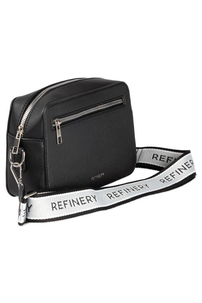 Crossbody Sling Bag _ 149973 _ Black from REFINERY – Refinery