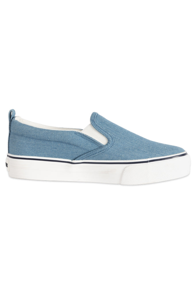 Slip On Sneaker _ 148628 _ Blue Denim from REFINERY – Refinery