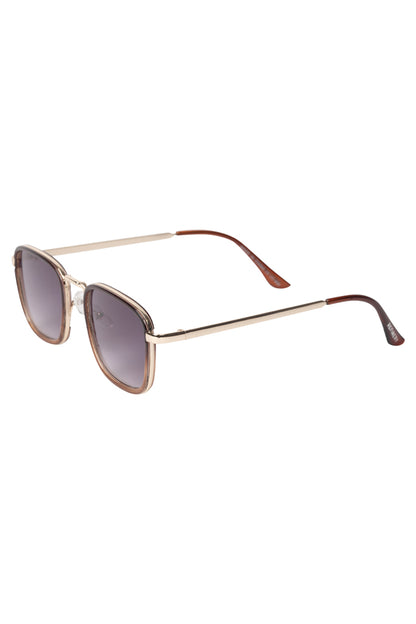 Square Style Sunglasses _ 150745 _ Brown