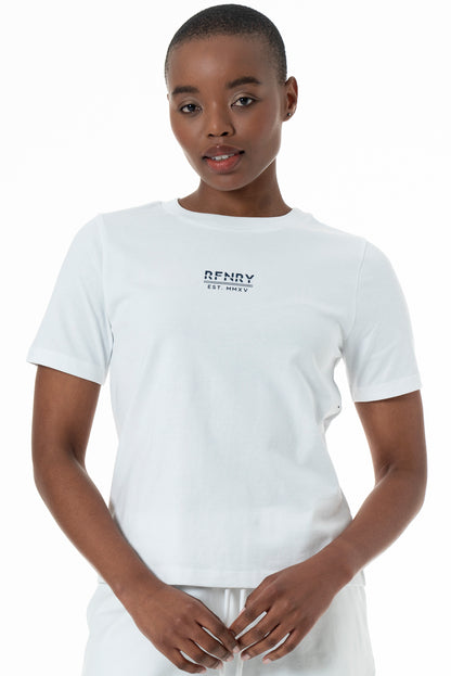 Branded T-Shirt _ 152264 _ Optic White