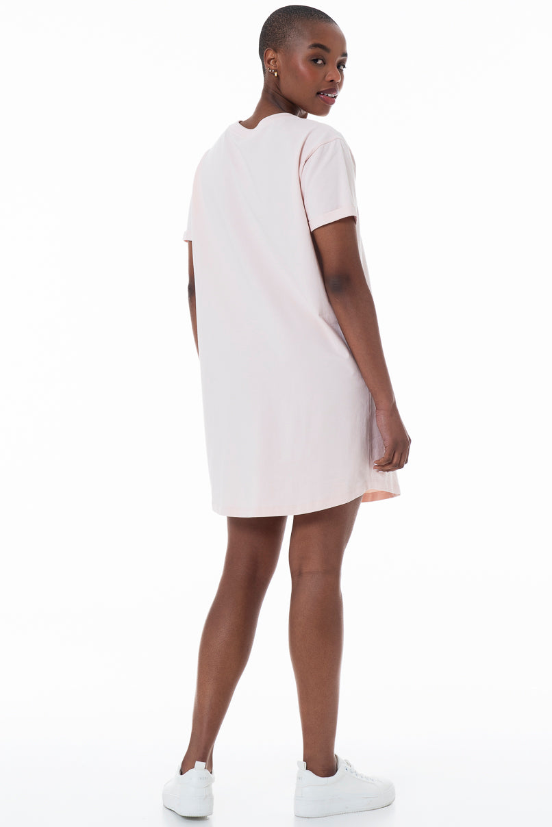 T Shirt Dress 152112 Light Pink from REFINERY Refinery