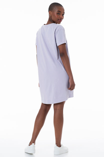 T-Shirt Dress _ 152119 _ Lilac