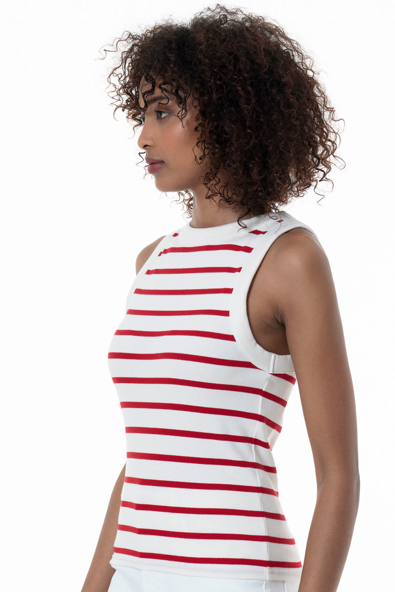 Ribbed Tank Top _ 153829 _ Milk