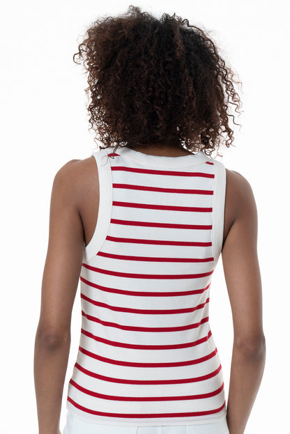 Ribbed Tank Top _ 153829 _ Milk