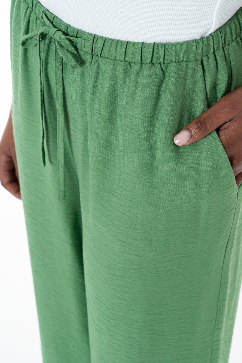 Elasticated Pants _ 152033 _ Green