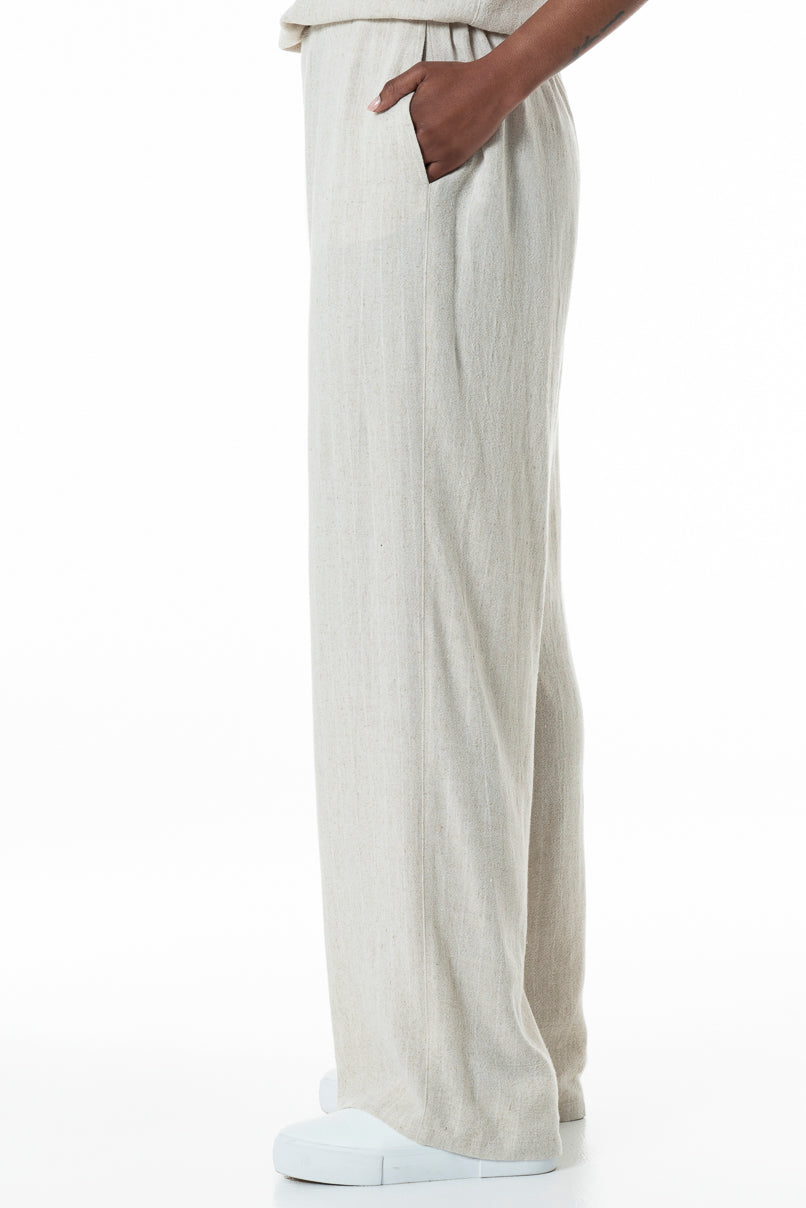 Linen Pants _ 152032 _ Natural