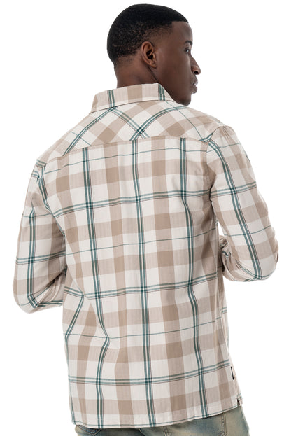 Check Shirt _ 156116 _ Natural