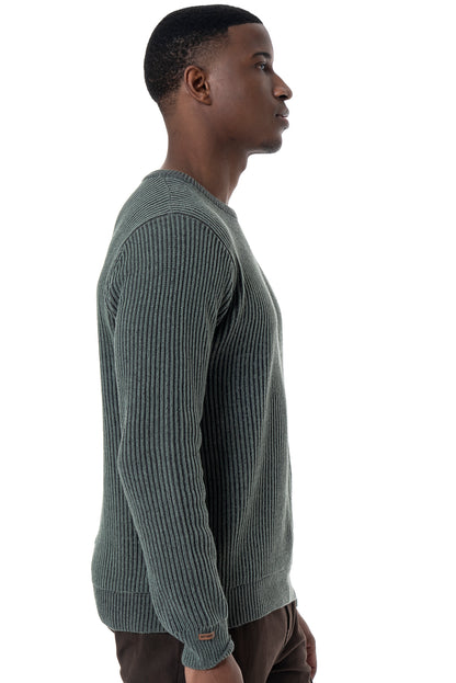 Ribbed Knit Jersey _ 156040 _ Fatigue