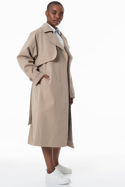 Trench Coat _ 155524 _ Stone