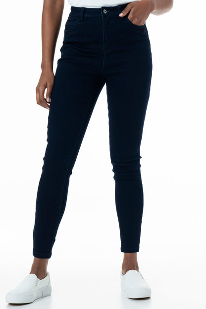 Rf09 Hi-Waisted Skinny Jeans _ 151009 _ Dark Wash