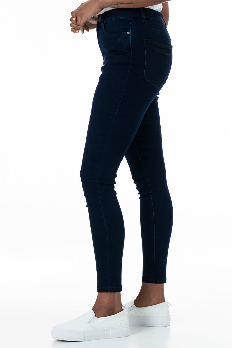 Rf09 Hi-Waisted Skinny Jeans _ 151009 _ Dark Wash