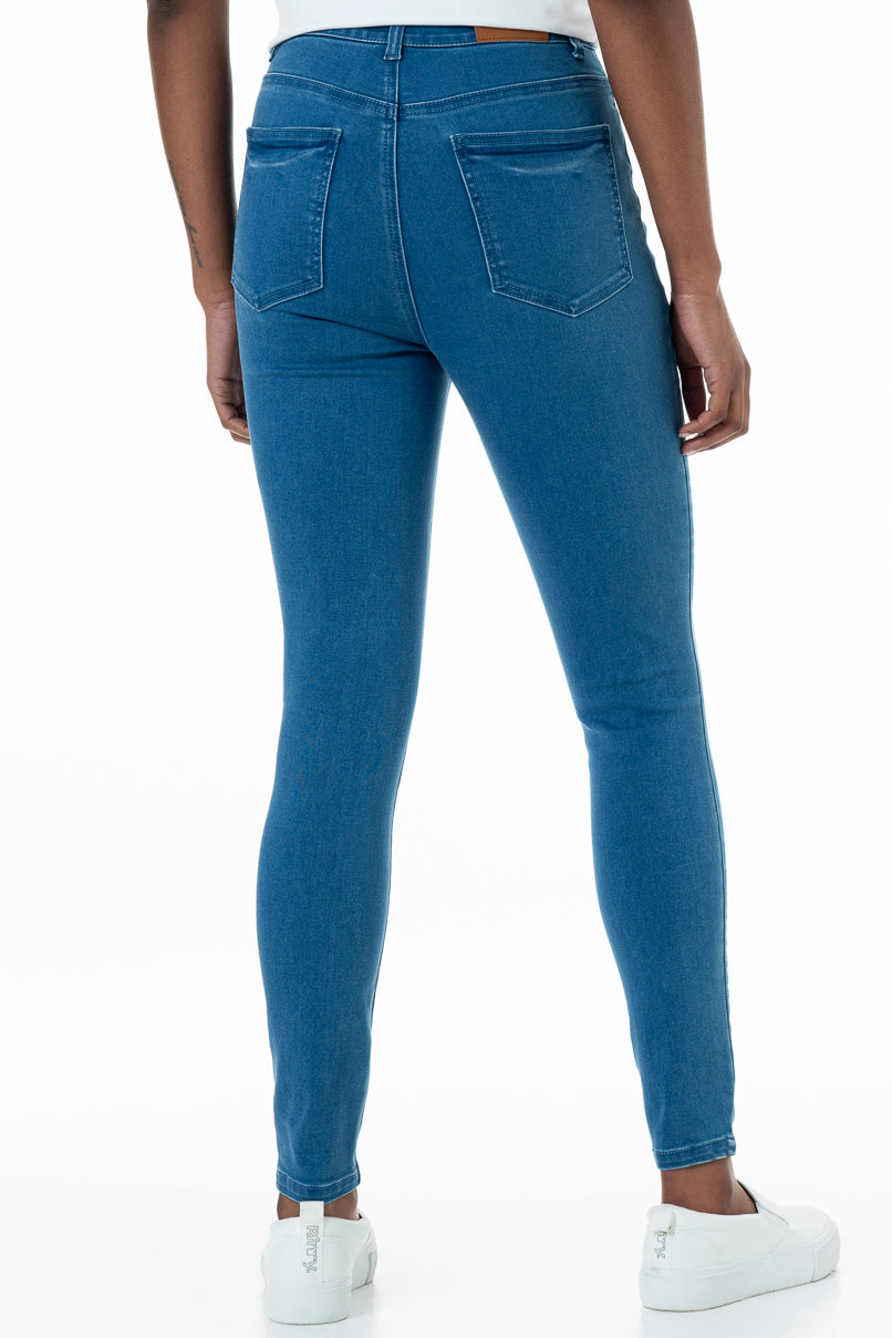 Rf09 Hi-Waisted Skinny Jeans _ 151010 _ Mid Wash