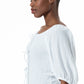 Shirred Top _ 152217 _ Optic White