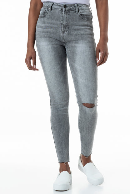 Rf05 Hi-Rise Skinny Jeans _ 152638 _ Grey Wash