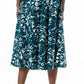 A-Line Midi Skirt _ 152025 _ Teal