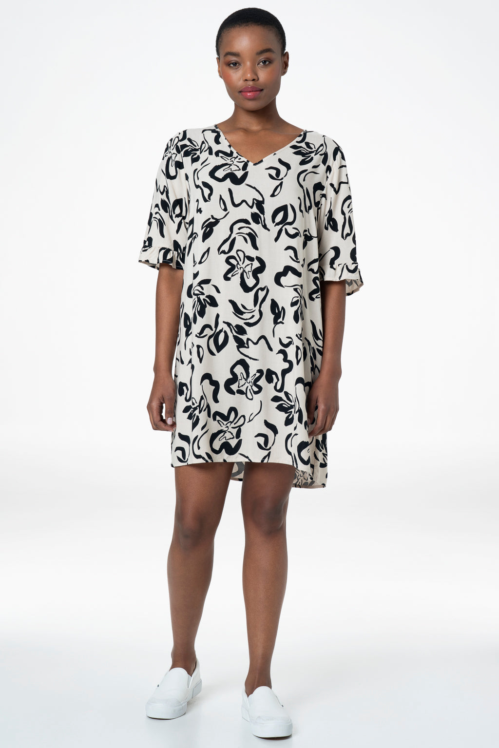 Shift Dress _ 143330 _ Stone from REFINERY – Refinery