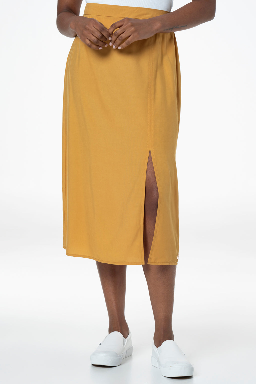 Slit Skirt _ 143387 _ Yellow from REFINERY – Refinery