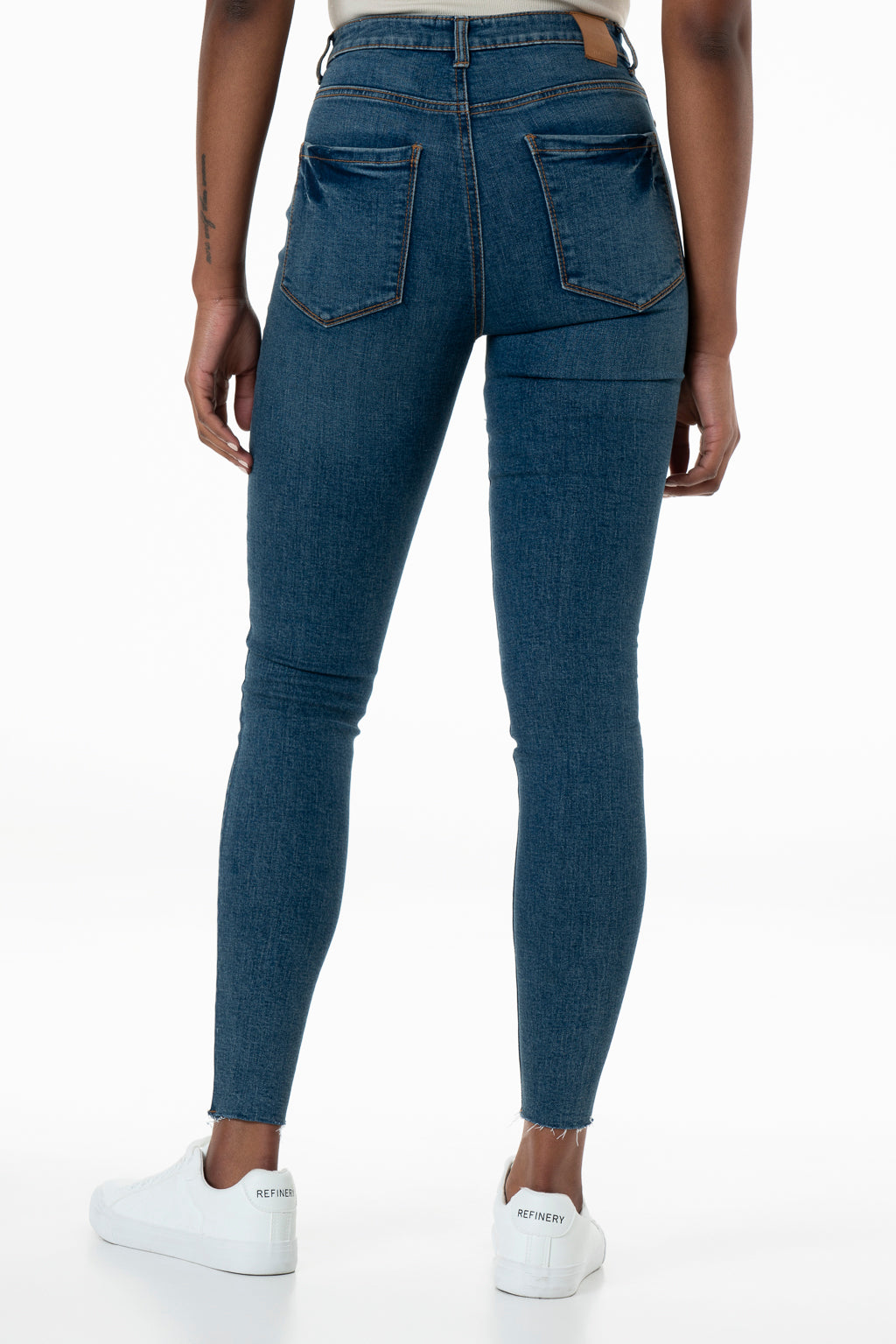 Rf05 Hi-Rise Skinny Jeans _ 142860 _ Mid Wash from REFINERY – Refinery