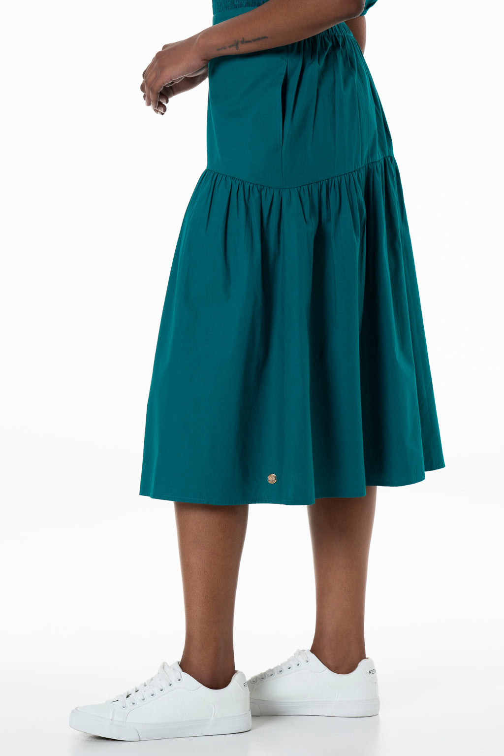 Poplin Skirt 143390 Green from REFINERY Refinery