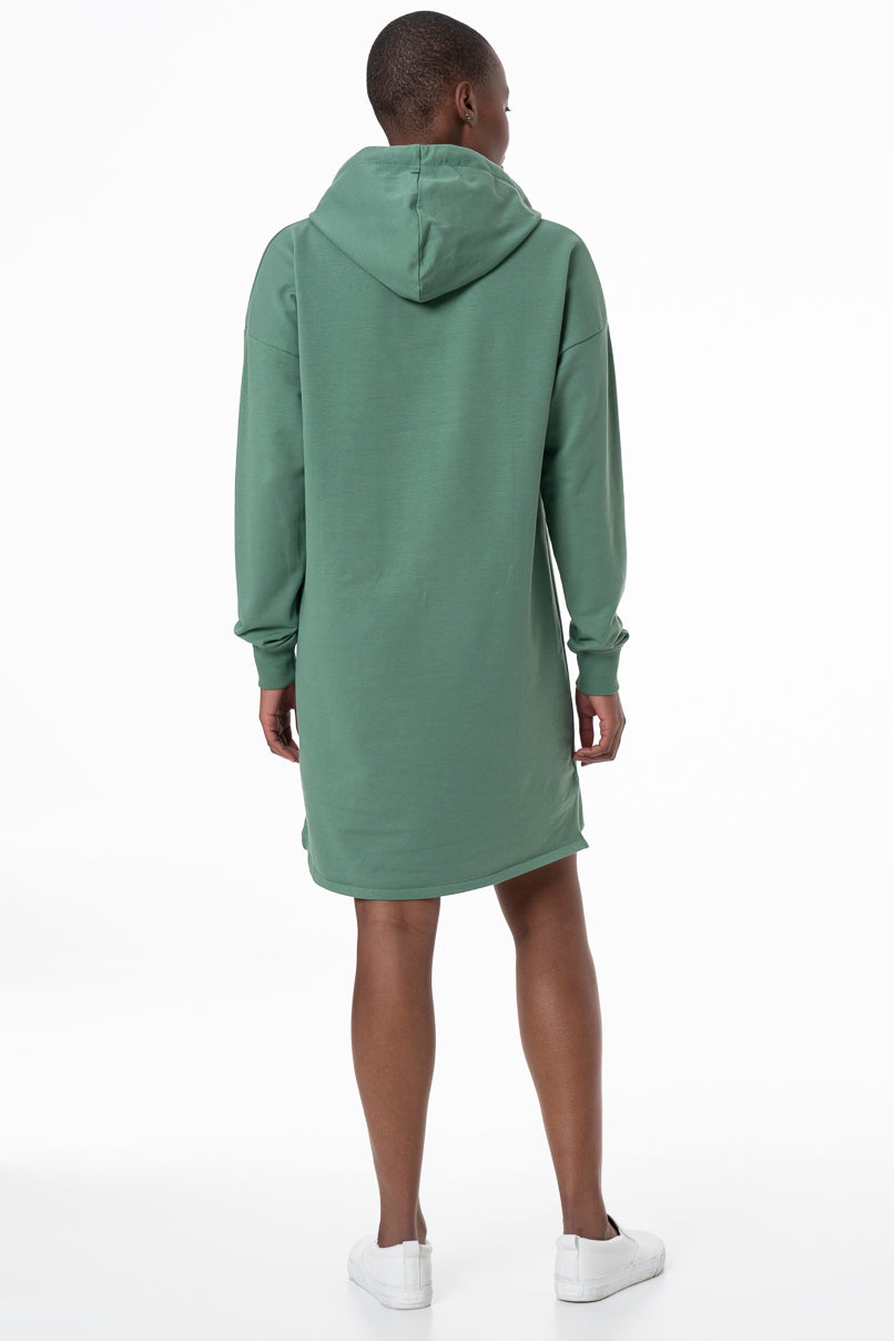 Hooded Sweater Dress 145776 Green from REFINERY Refinery