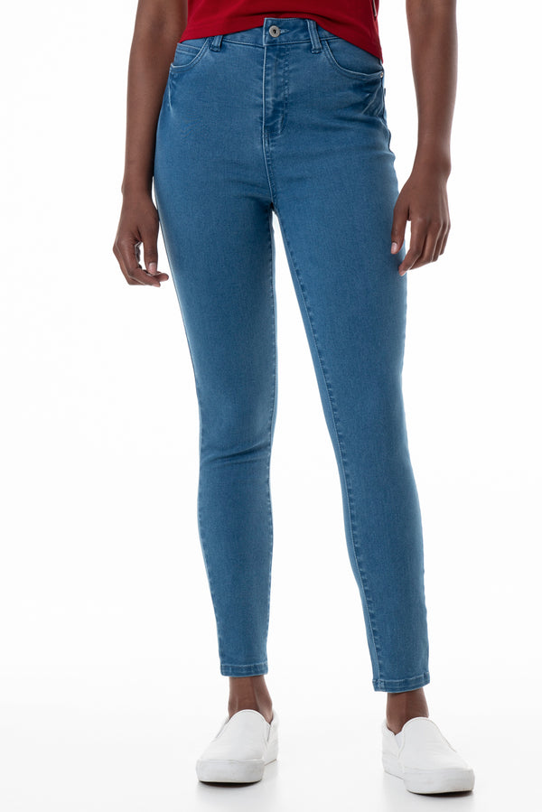 Rf09 Hi-Waisted Skinny Jeans _ 148252 _ Mid Wash from REFINERY – Refinery