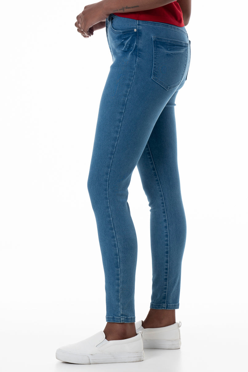 Rf09 Hi-Waisted Skinny Jeans _ 148252 _ Mid Wash from REFINERY – Refinery