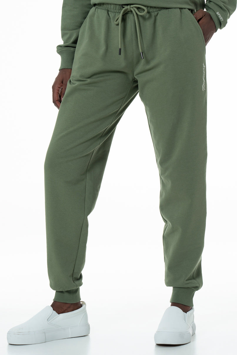 Slim Fit Track Pants _ 145619 _ Green from REFINERY – Refinery