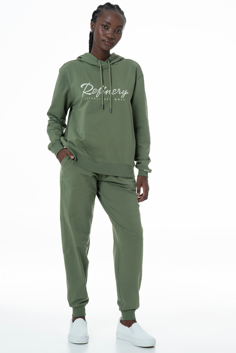 Slim Fit Track Pants _ 145619 _ Green