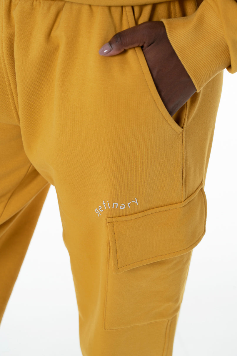 Cargo Track Pants _ 145618 _ Yellow