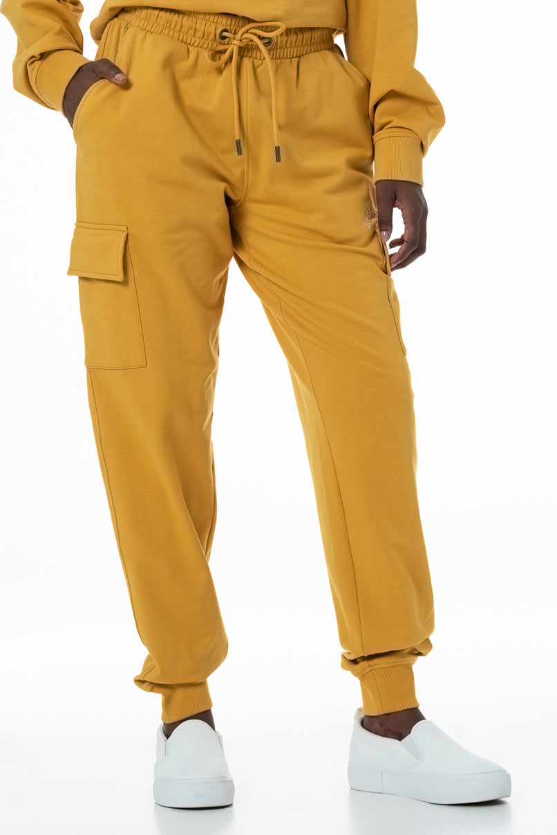 Cargo Track Pants _ 145618 _ Yellow