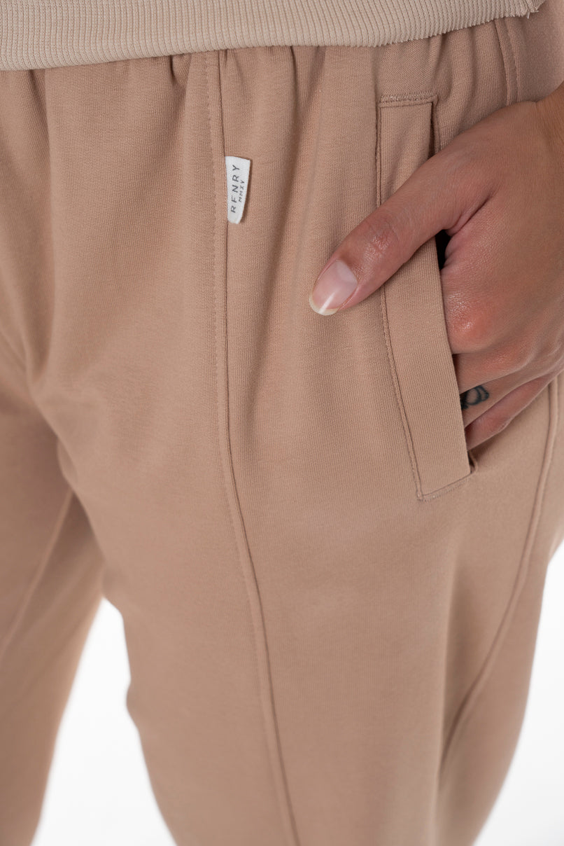 Relaxed Fit Track Pants _ 146941 _ Taupe