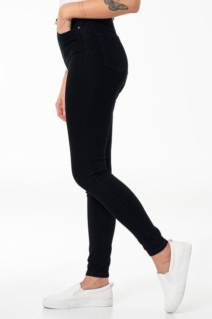 Rf09 Hi-Waisted Skinny Jeans _ 140839 _ Black